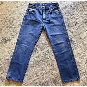 Wrangler Jeans Mens 36x30 Blue Cowboy Cut Original Fit Western 13MWZ